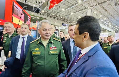 Russian Defence Minister & Deputy Prime Minister Visit BrahMos Pavillion At ARMY 2023; High-level Global Delegations Follow