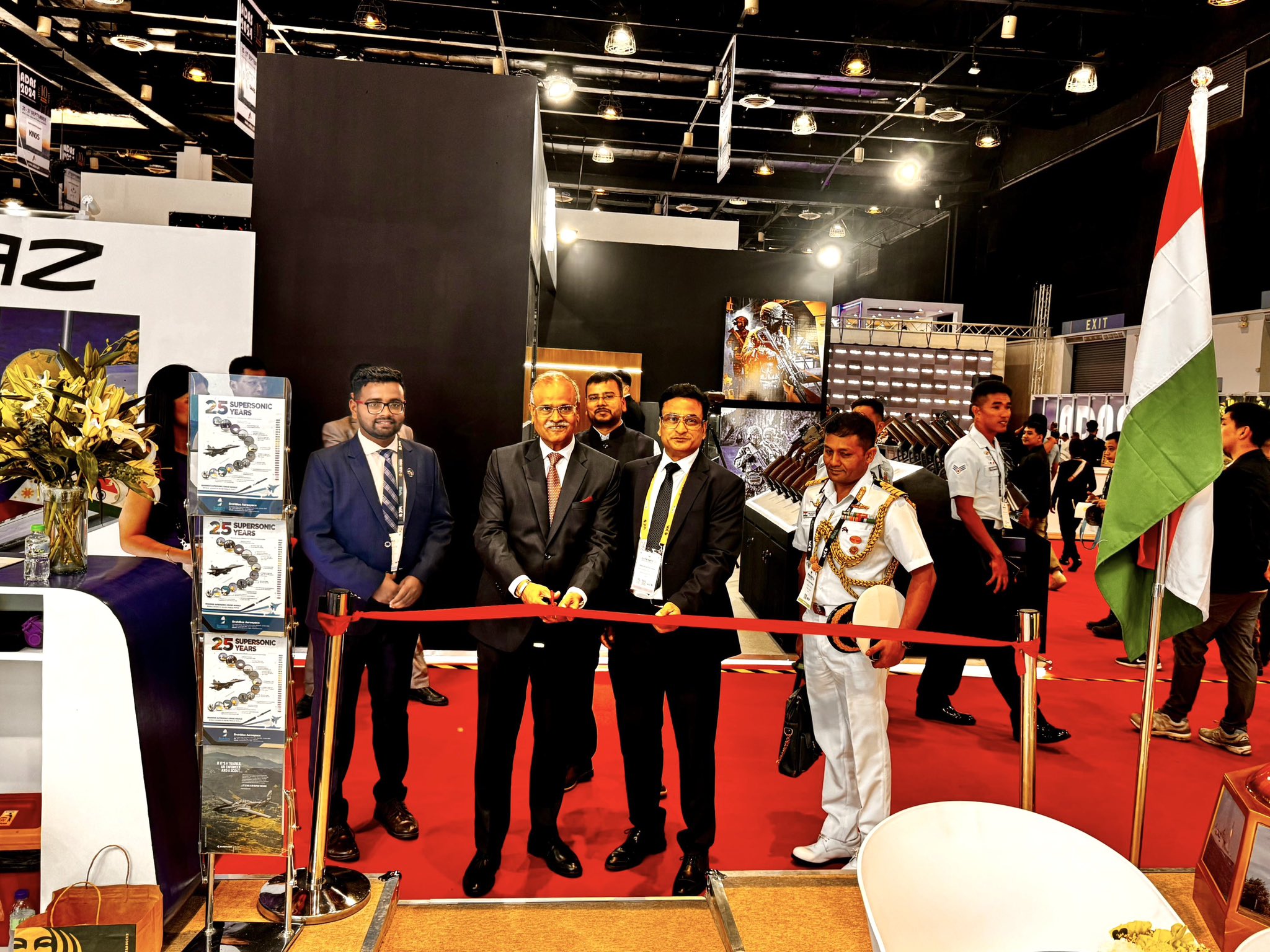 Ambassador of India in Philippines at BrahMos pavilion during ADAS 2024
