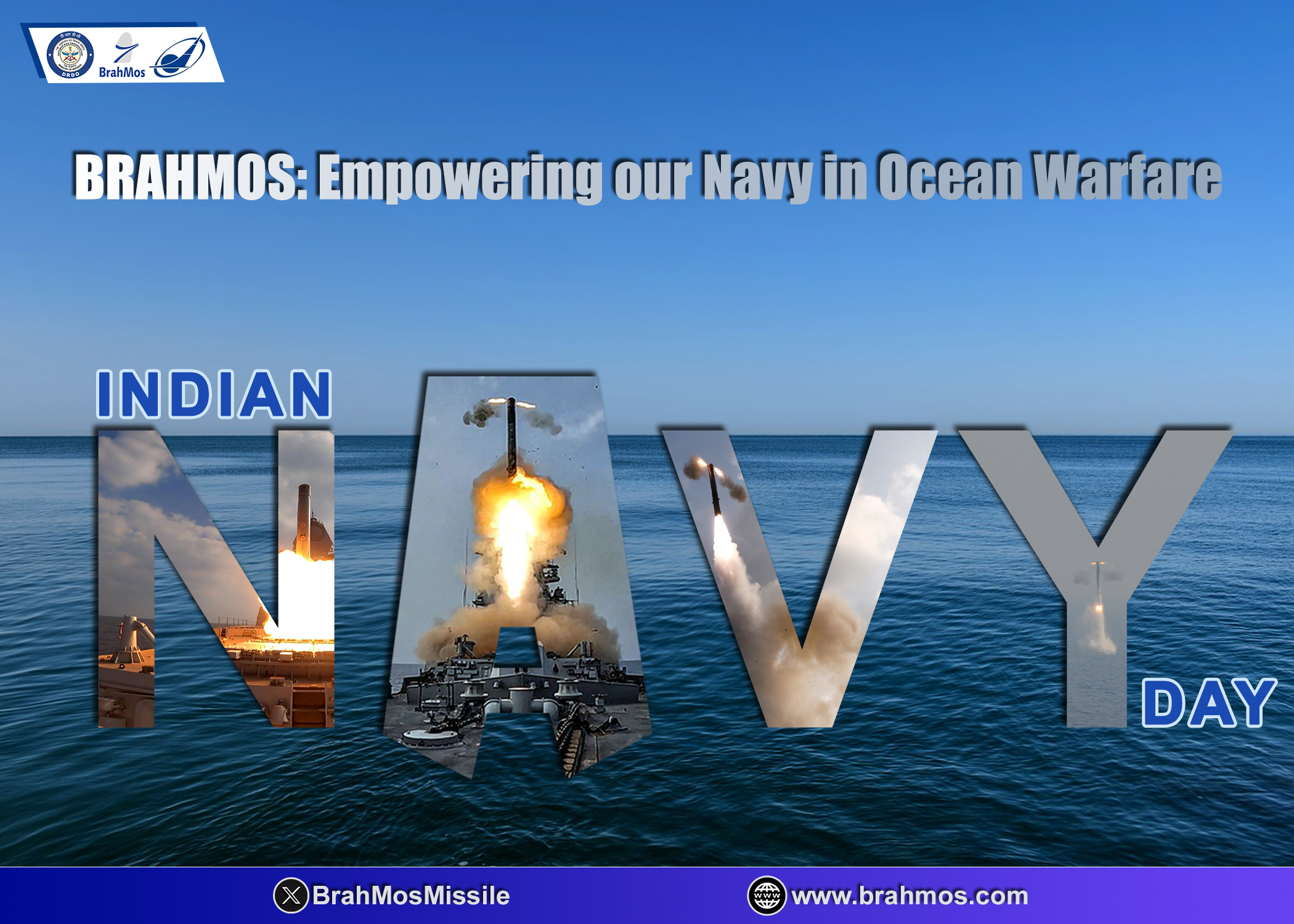 On Navy Day 2024, BrahMos celebrates the majestic prowess of Indian Navy