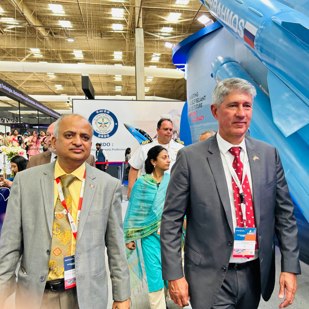 Defence delegation from Brazil interacts with BrahMos CEO & MD
