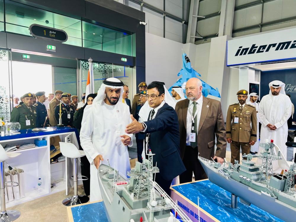 H.H. Sheikh Nahyan bin Zayed Al Nahyan, member of UAE Royal Family at NAVDEX 2025