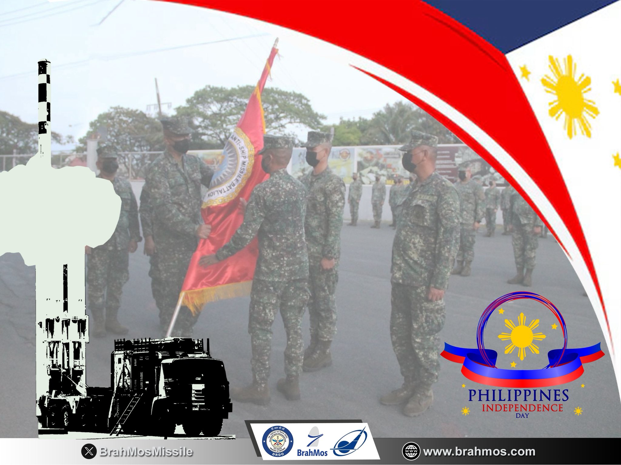 On the occasion of 127th Independence Day of Republic of the Philippines, BrahMos extends its warm greetings